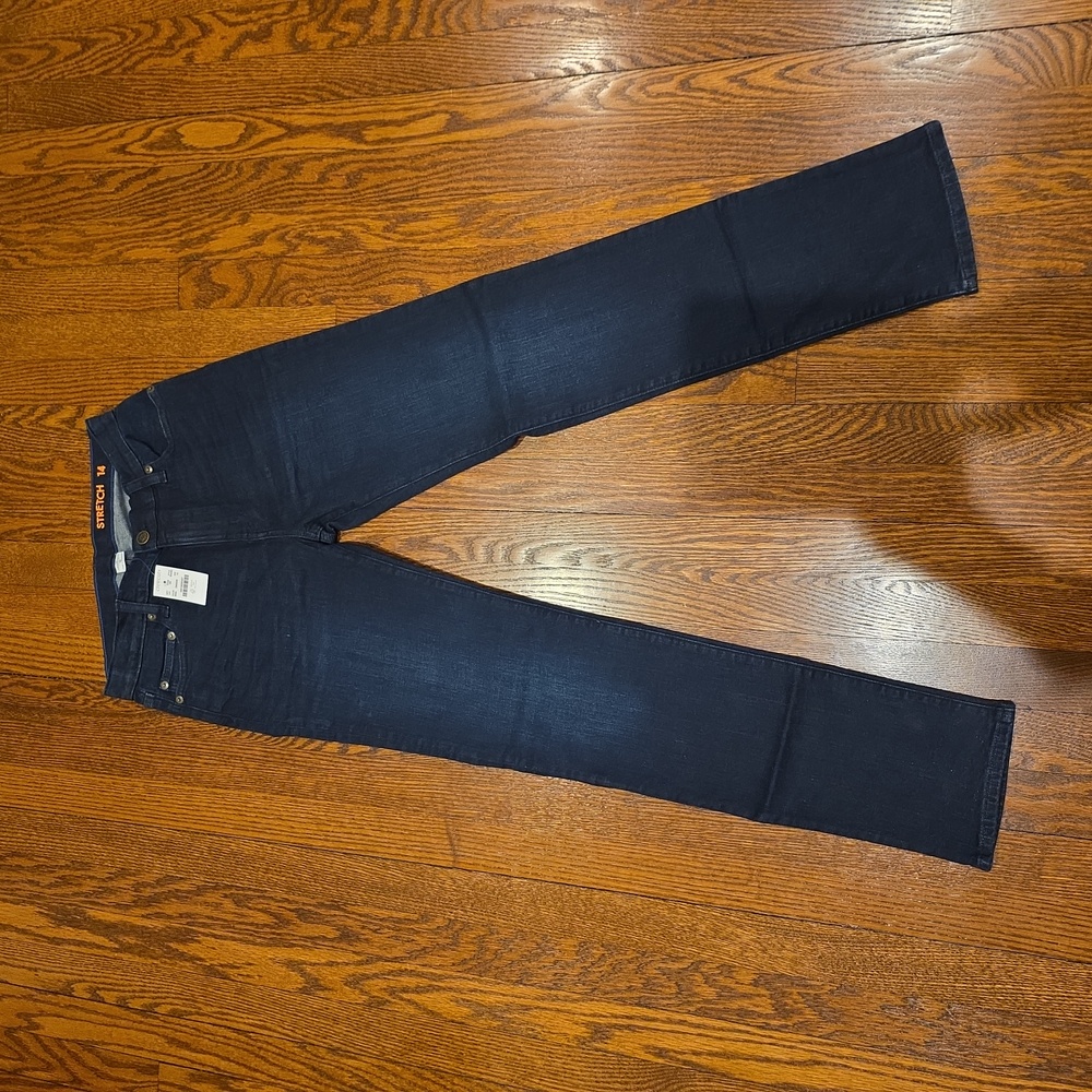 J. Crew Boys' Slim Stretch Jean in Bryce Wash (Dark Wash) NWT